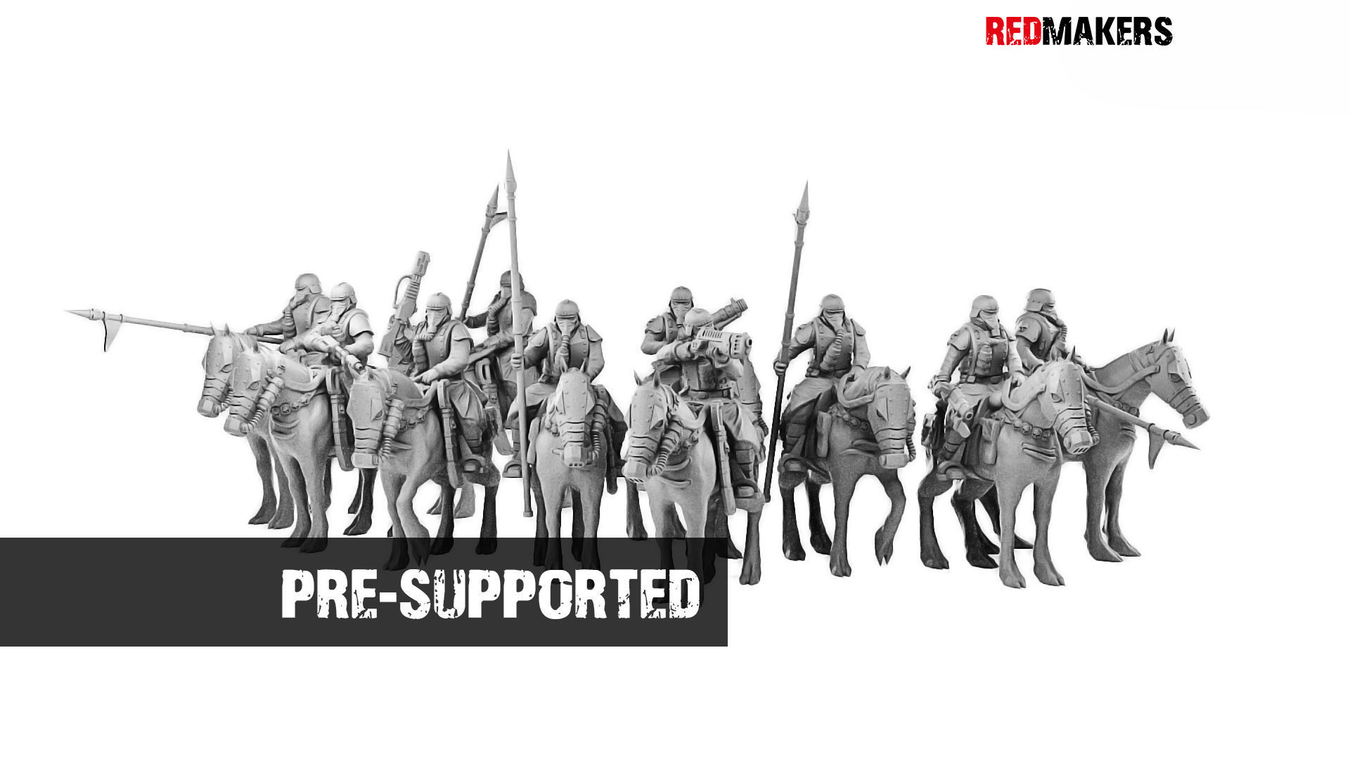 Death squad Cavalry of Imperial force 3D print model_0