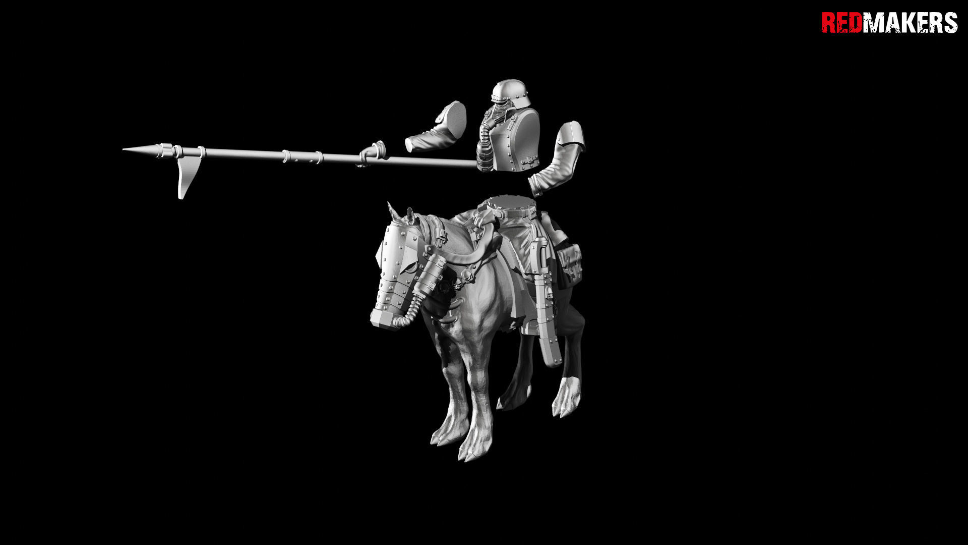 Death squad Cavalry of Imperial force 3D print model_37