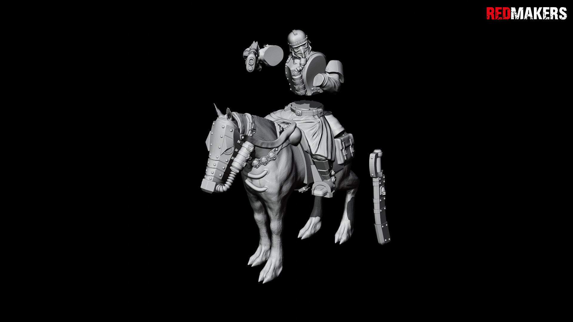 Death squad Cavalry of Imperial force 3D print model_47