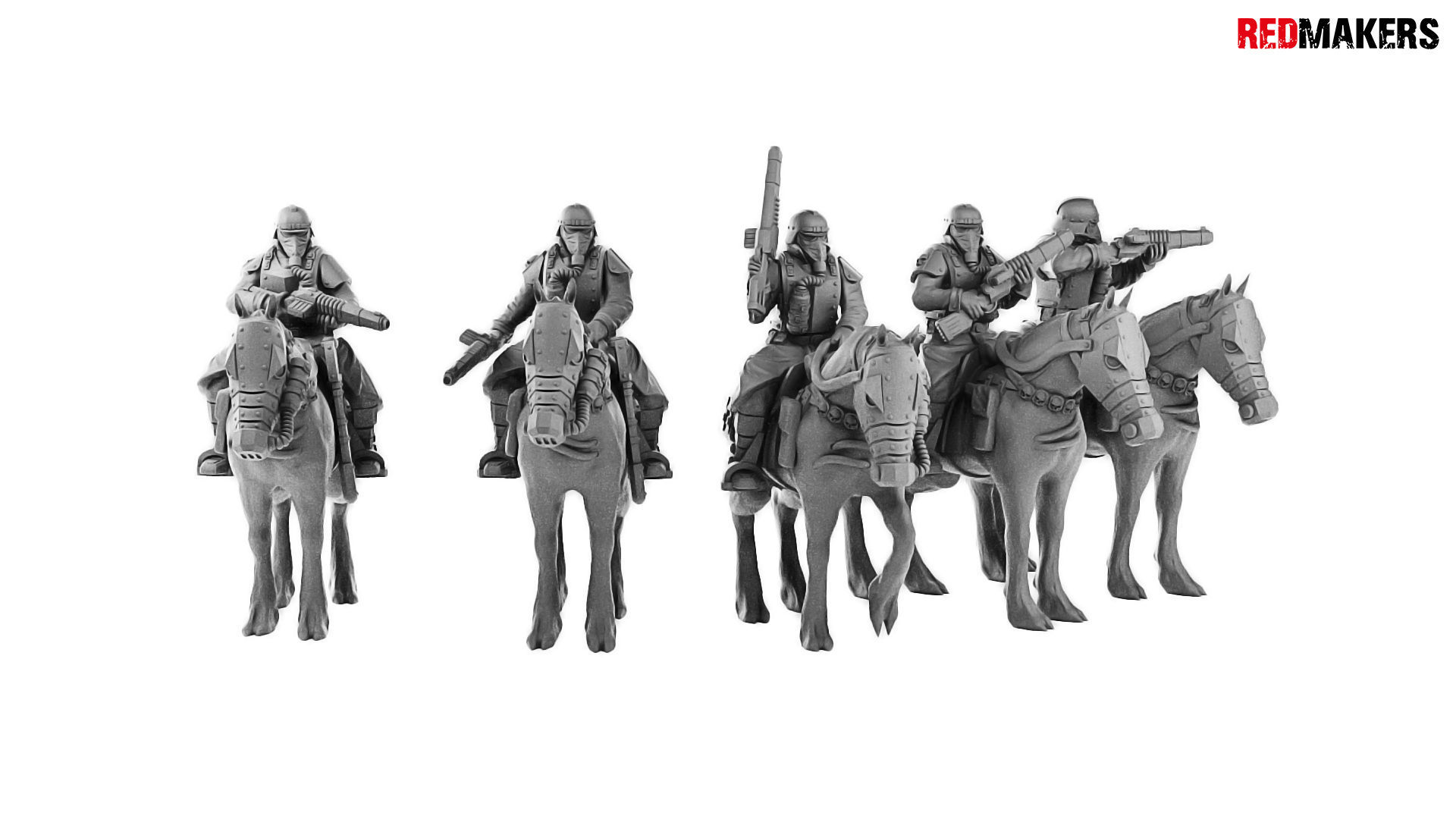 Death squad Cavalry of Imperial force 3D print model_17