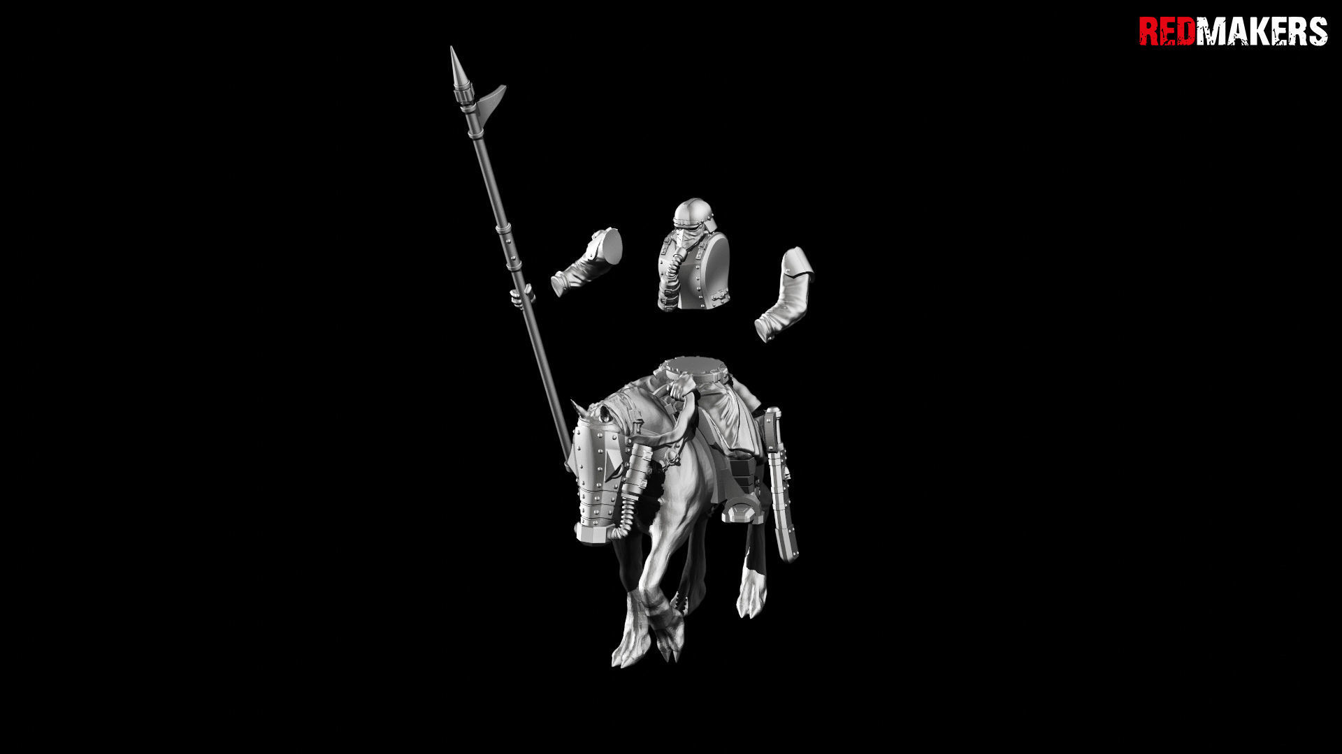 Death squad Cavalry of Imperial force 3D print model_41
