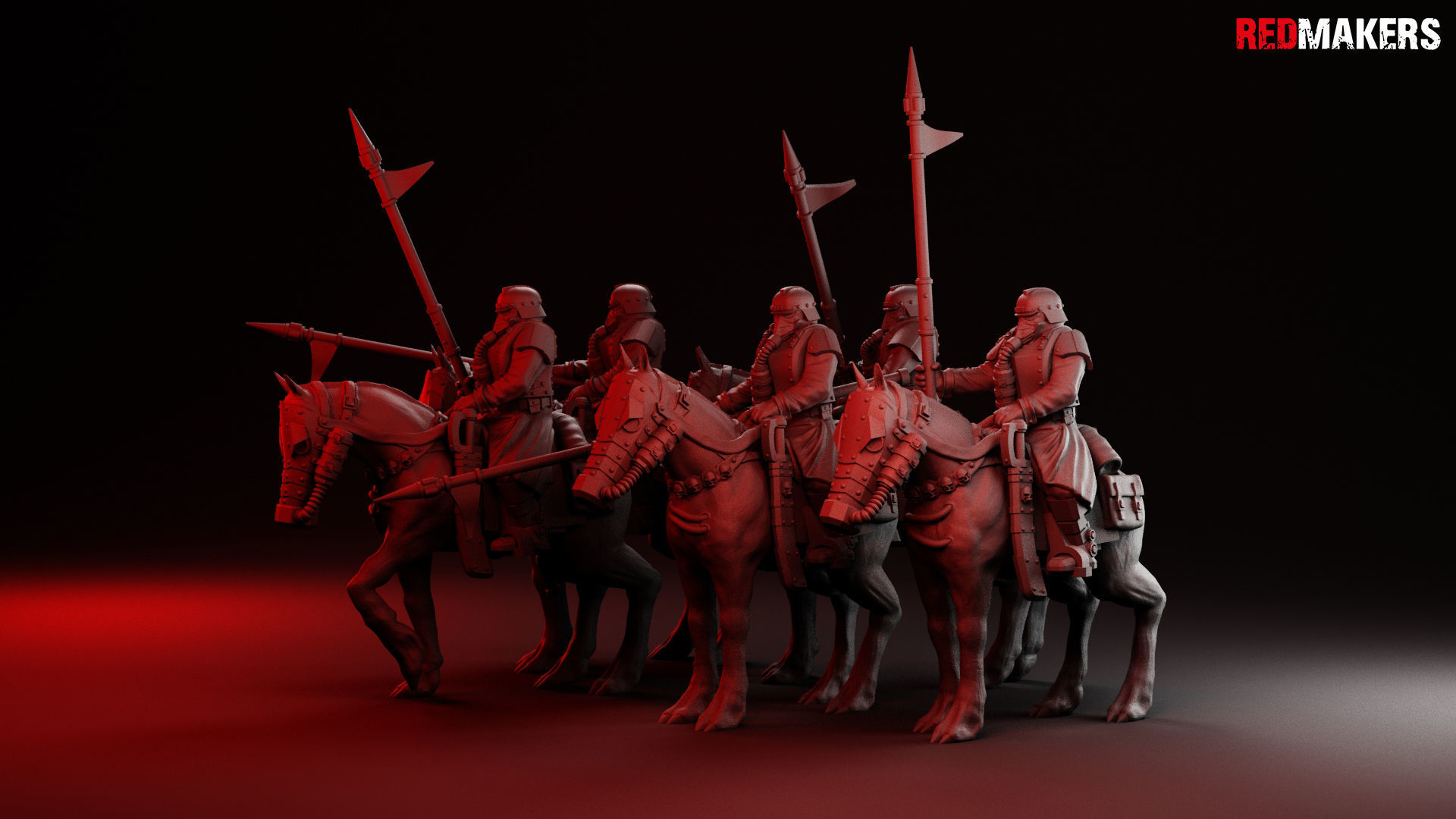 Death squad Cavalry of Imperial force 3D print model_4