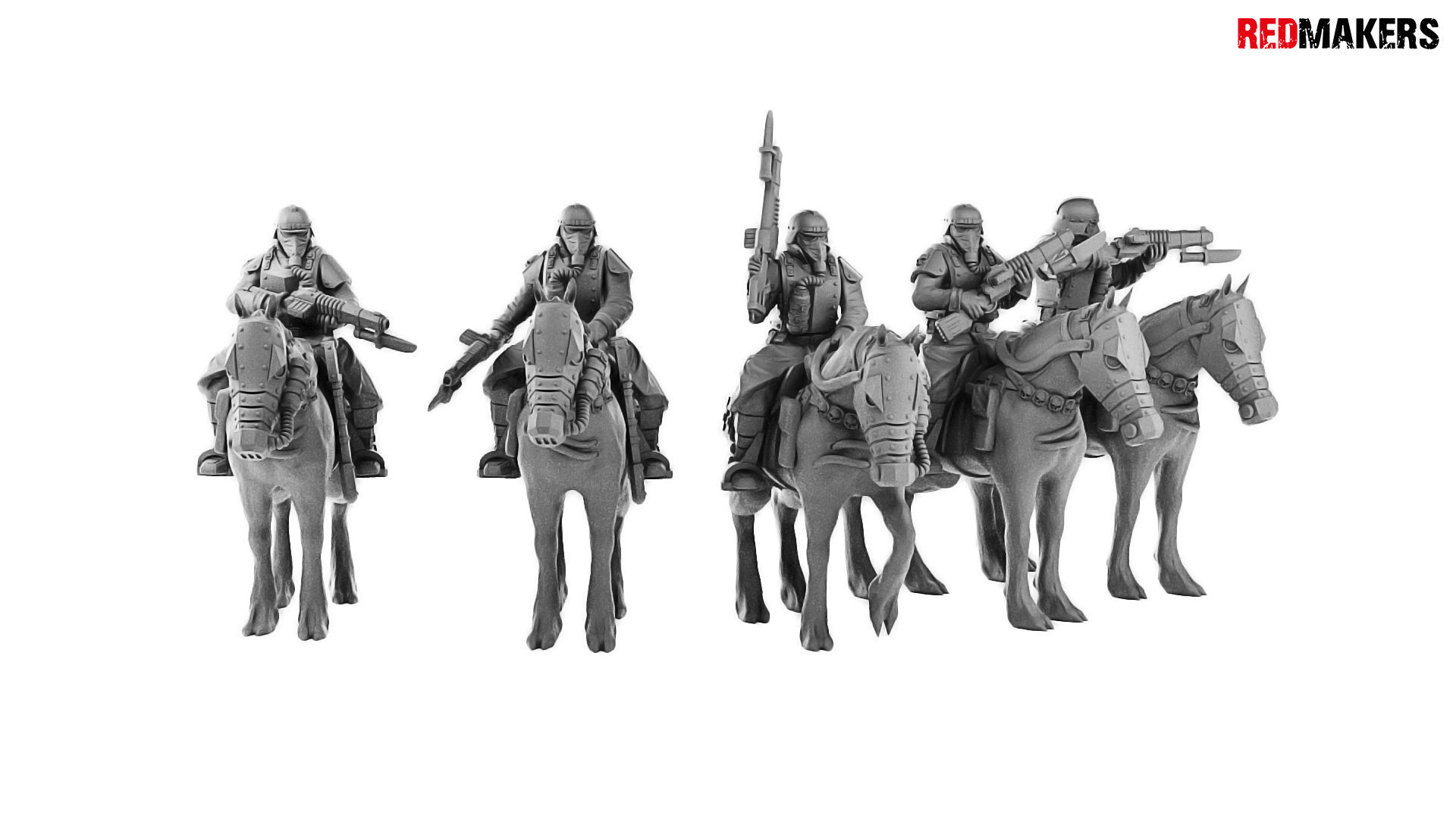 Death squad Cavalry of Imperial force 3D print model_18