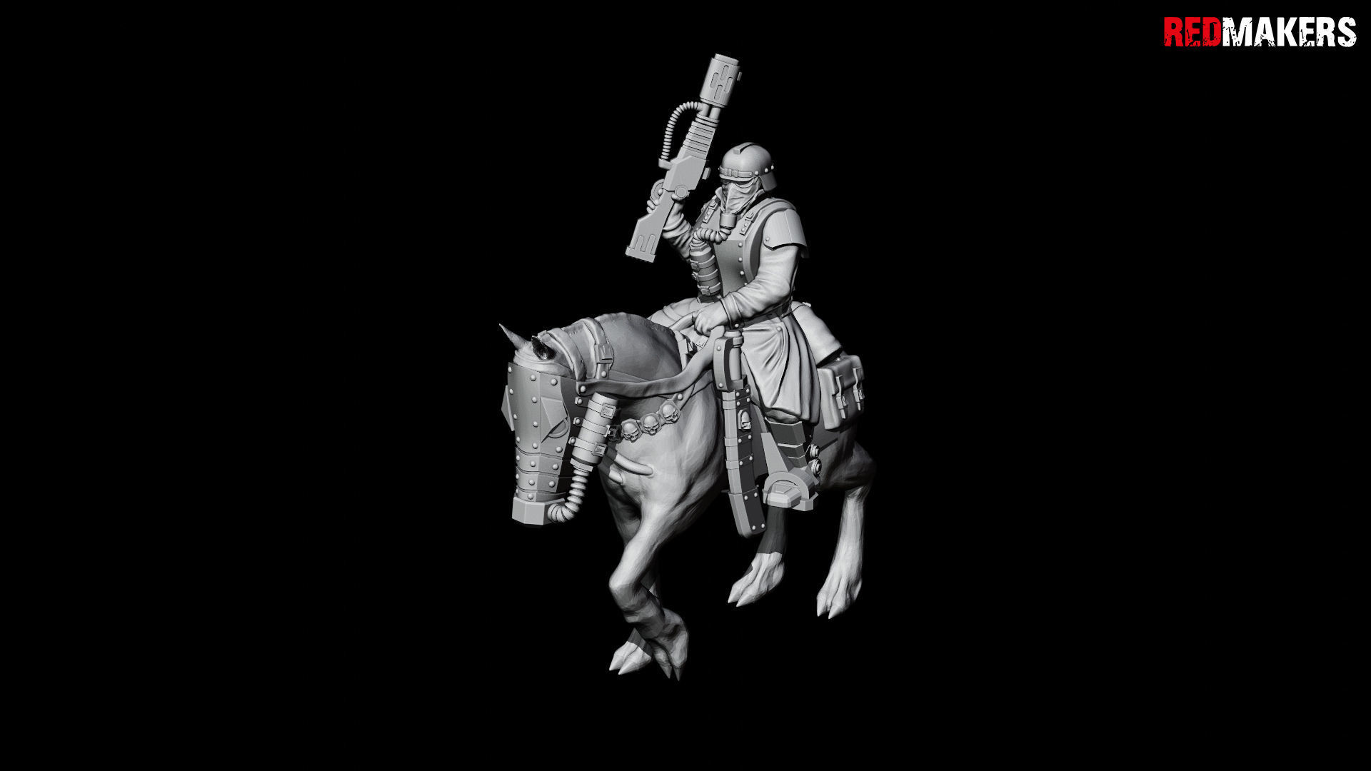 Death squad Cavalry of Imperial force 3D print model_50