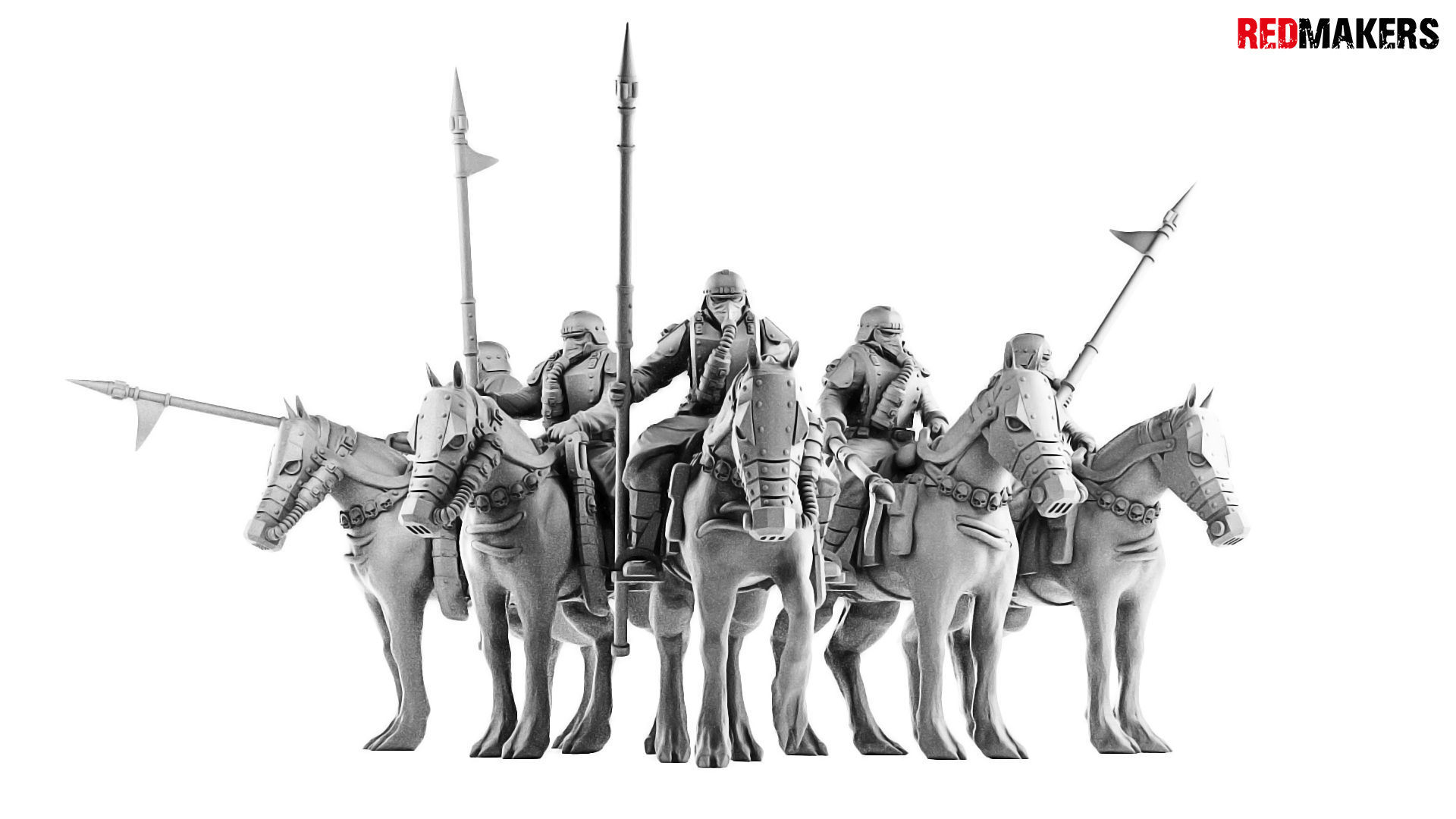 Death squad Cavalry of Imperial force 3D print model_10