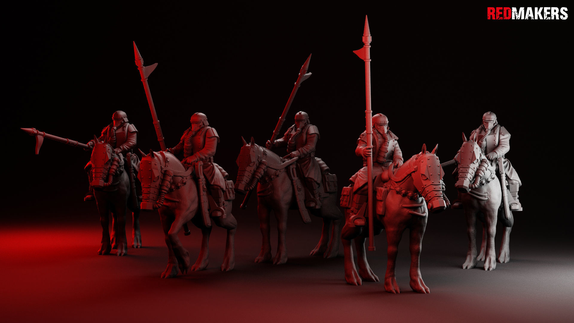 Death squad Cavalry of Imperial force 3D print model_5