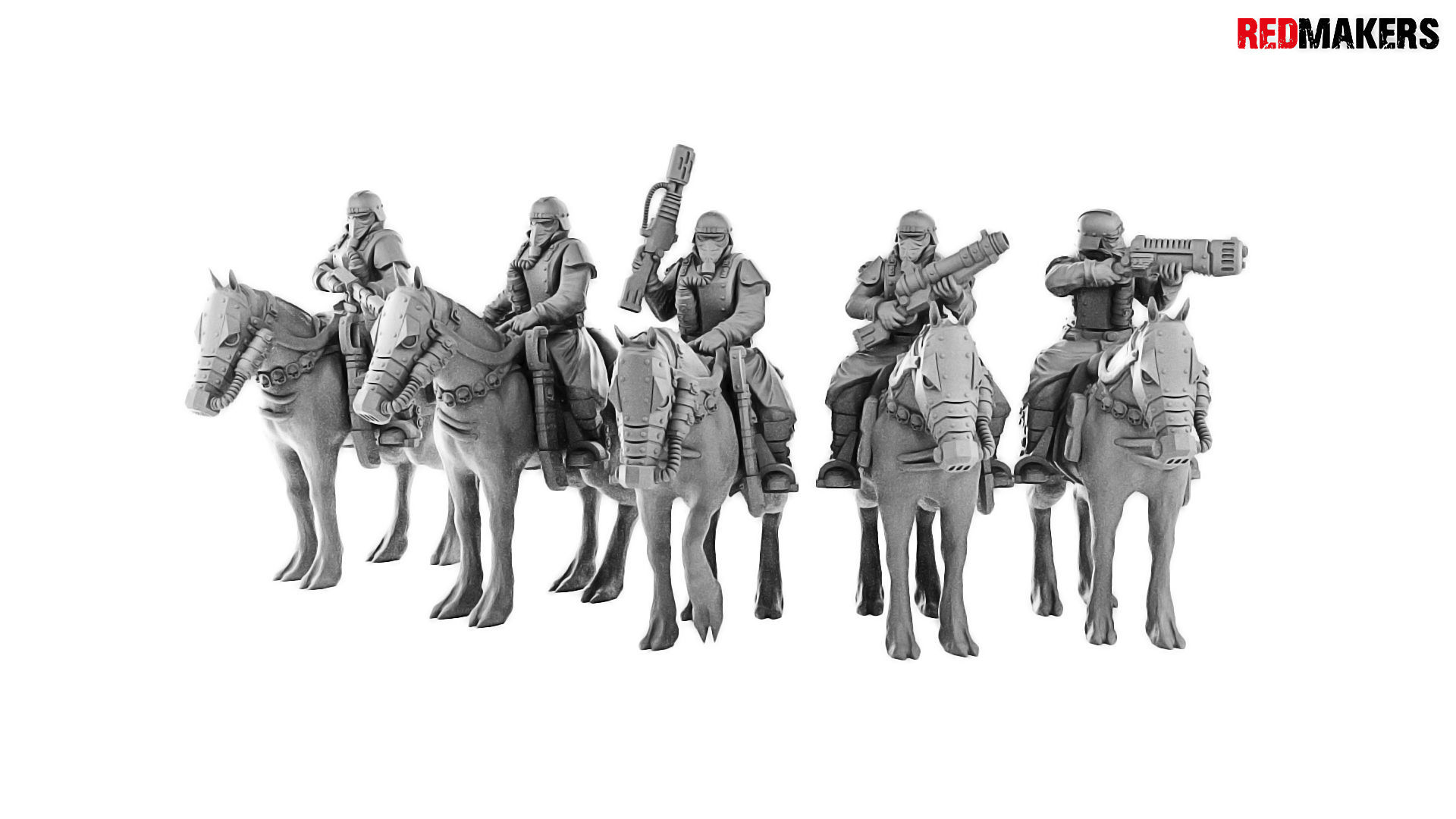 Death squad Cavalry of Imperial force 3D print model_16