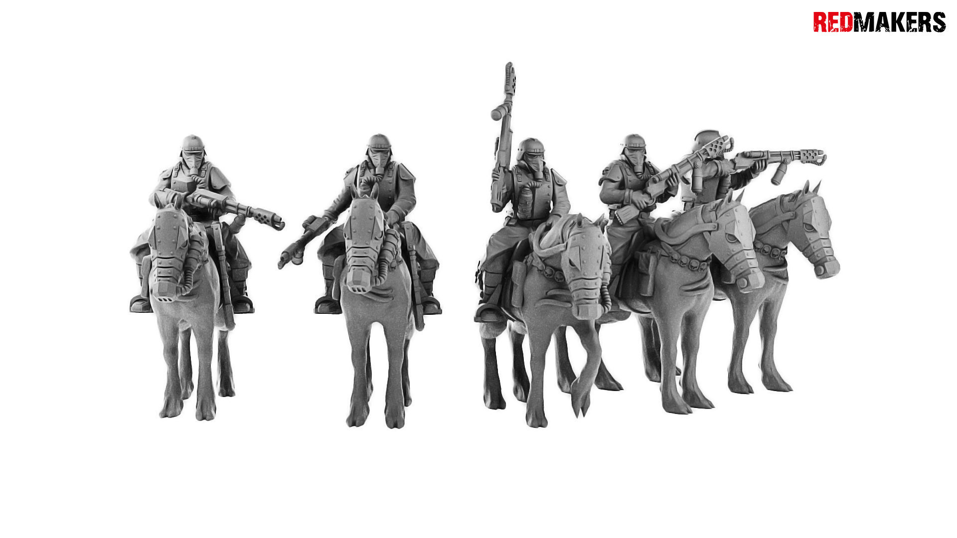 Death squad Cavalry of Imperial force 3D print model_22