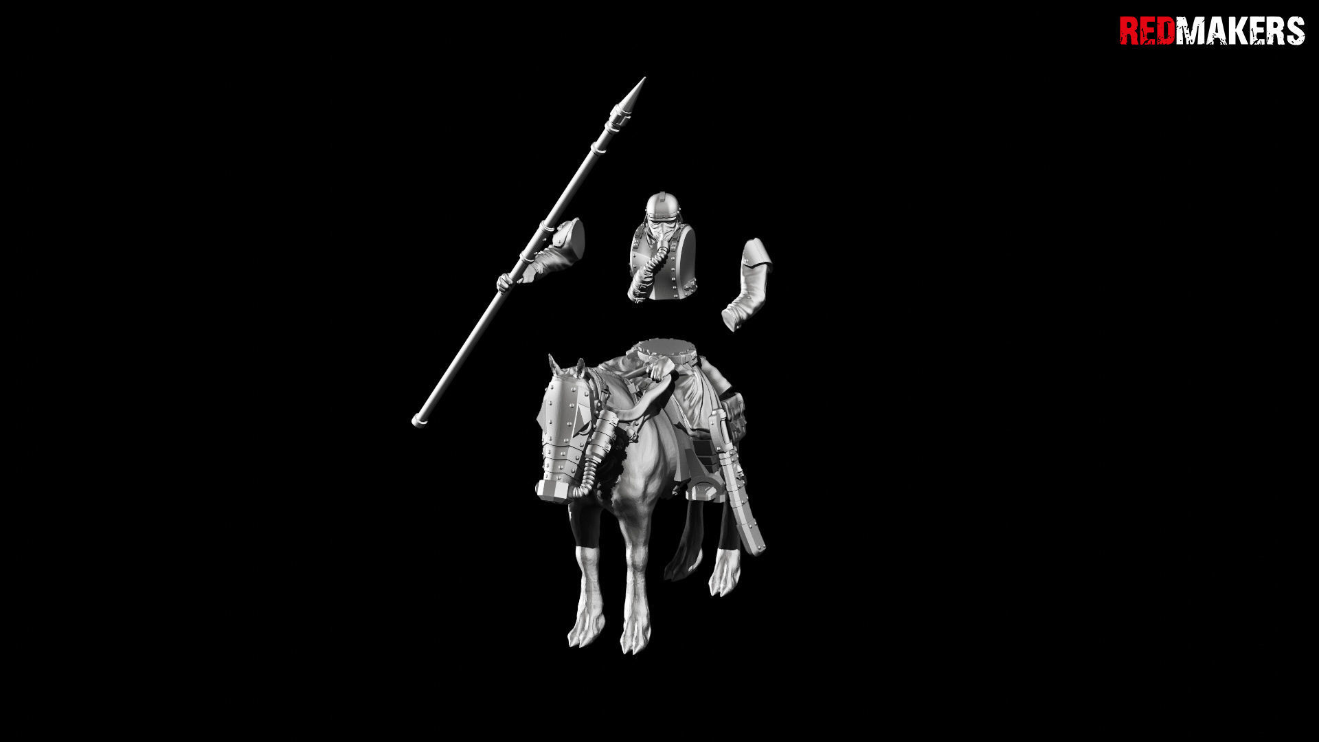 Death squad Cavalry of Imperial force 3D print model_43