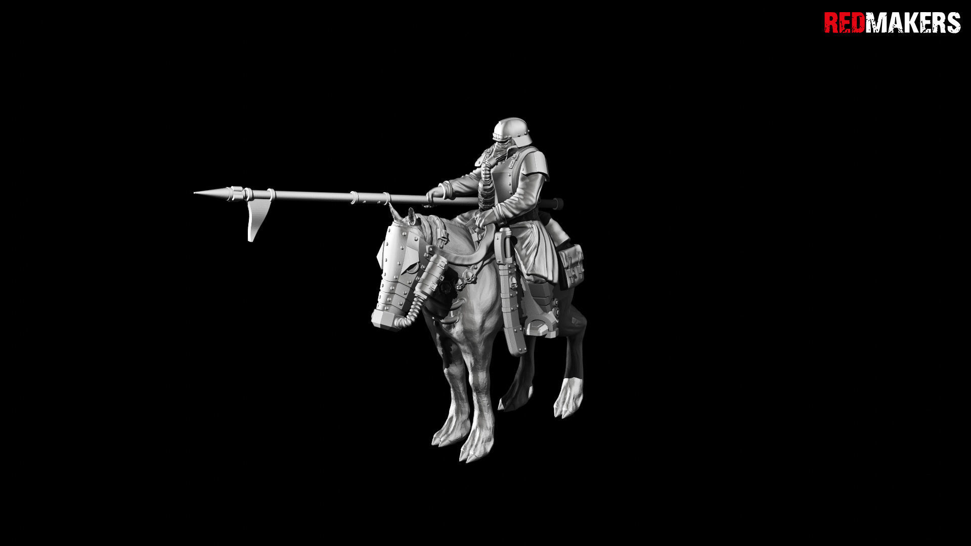 Death squad Cavalry of Imperial force 3D print model_36