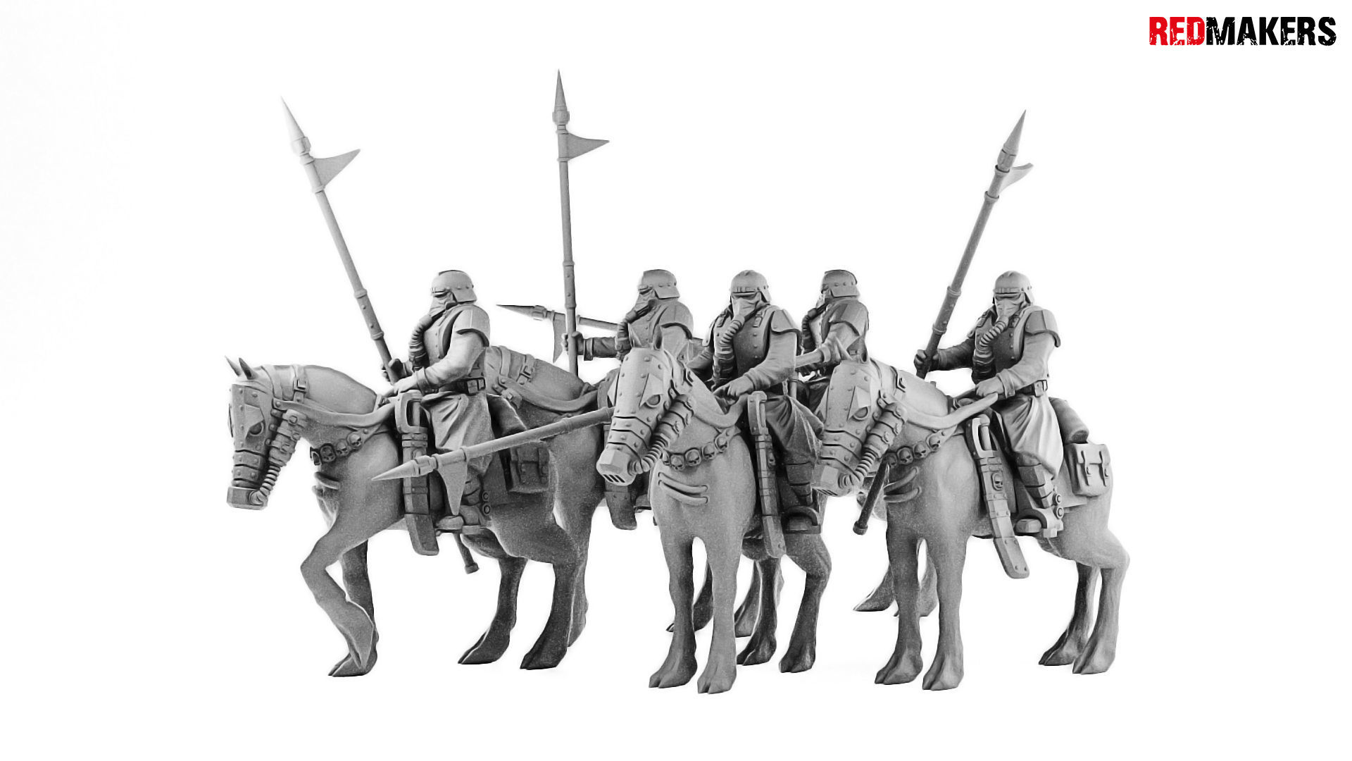 Death squad Cavalry of Imperial force 3D print model_11
