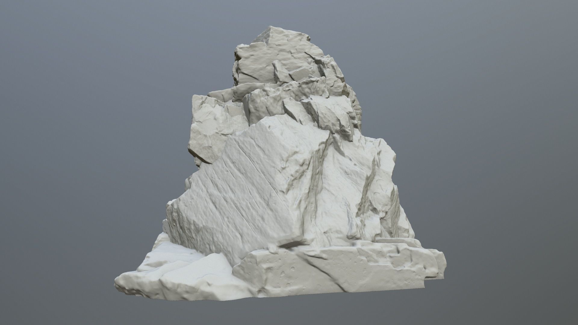 skull cave  3D print model_8