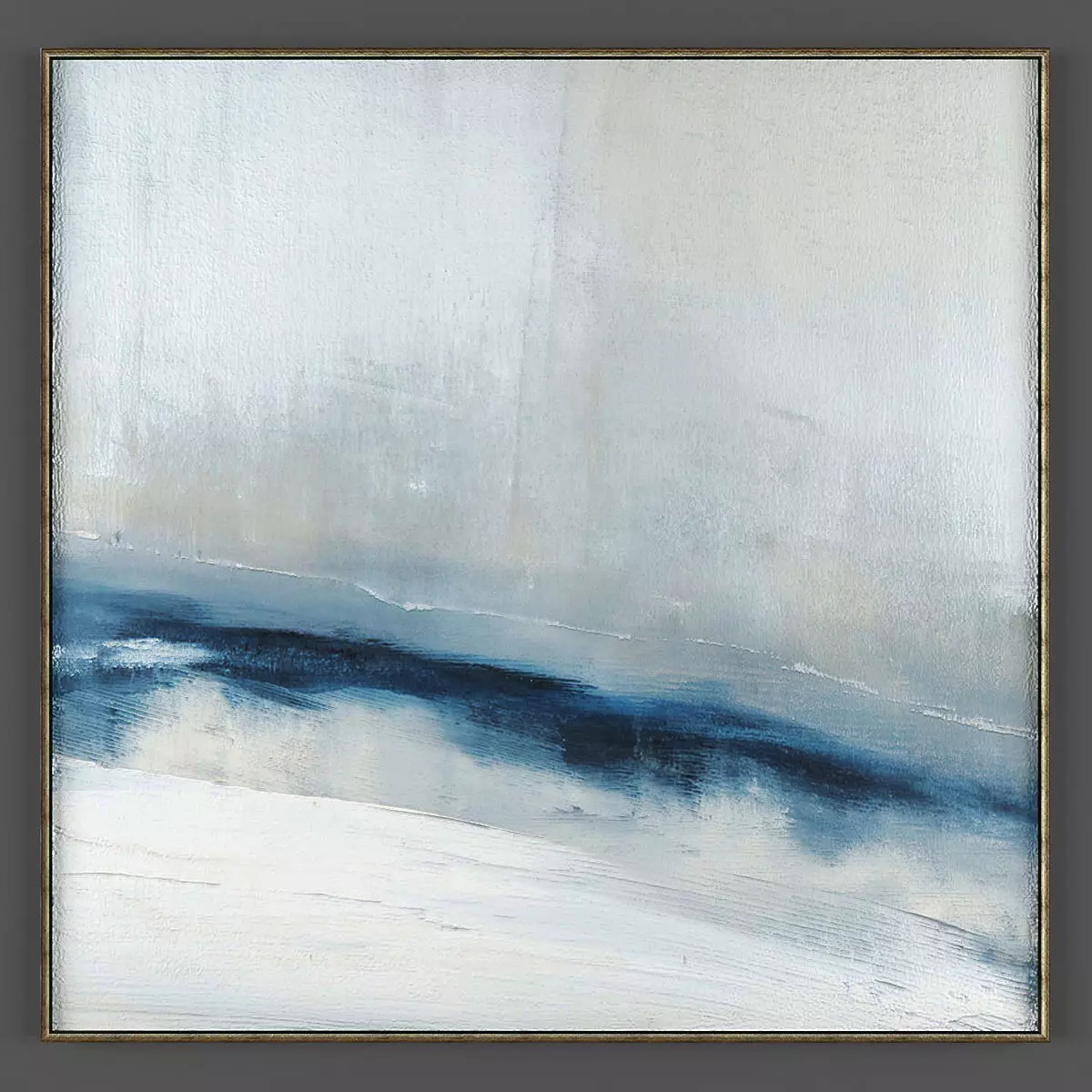 Art221 abstract painting with stripes Low-poly 3D model_0