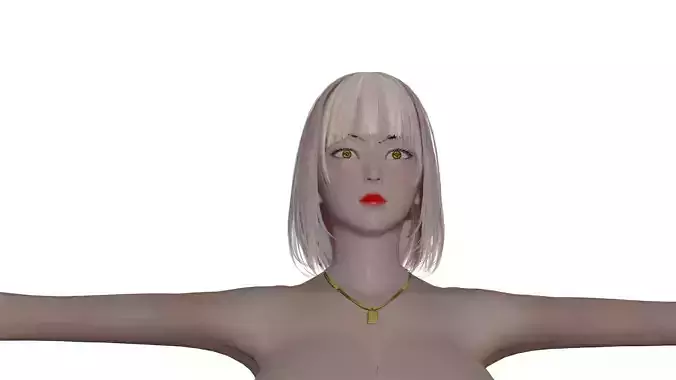 Girl 3D Model Blender