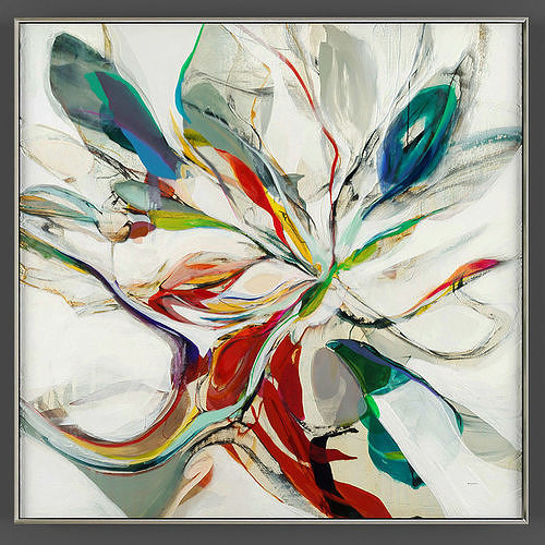 Art226 abstract splatter painting Low-poly 3D model