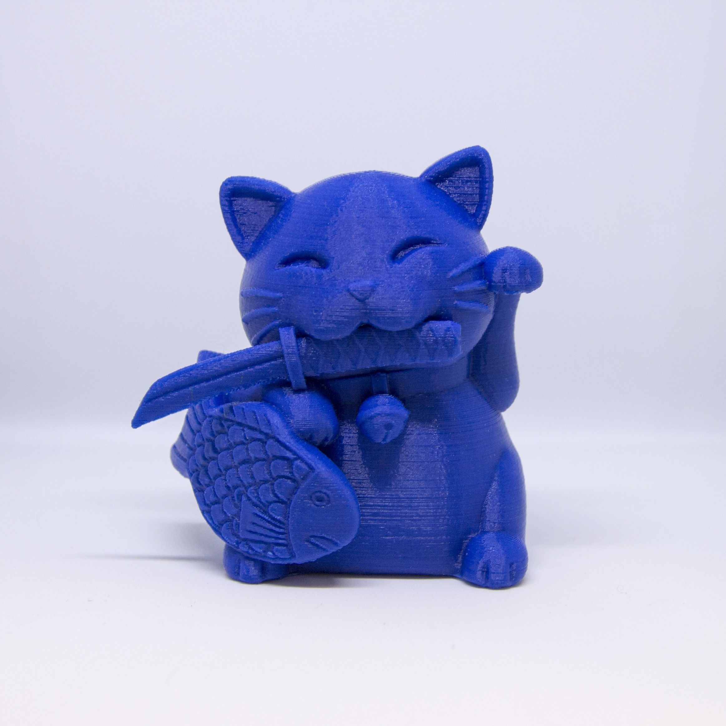 Maneki neko - lucky cat 3D print model_3