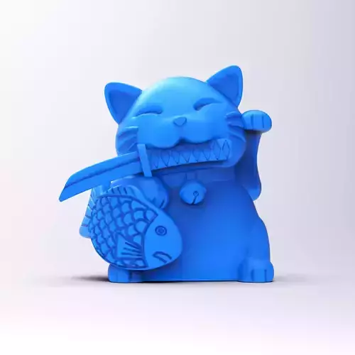 Maneki neko - lucky cat 3D print model