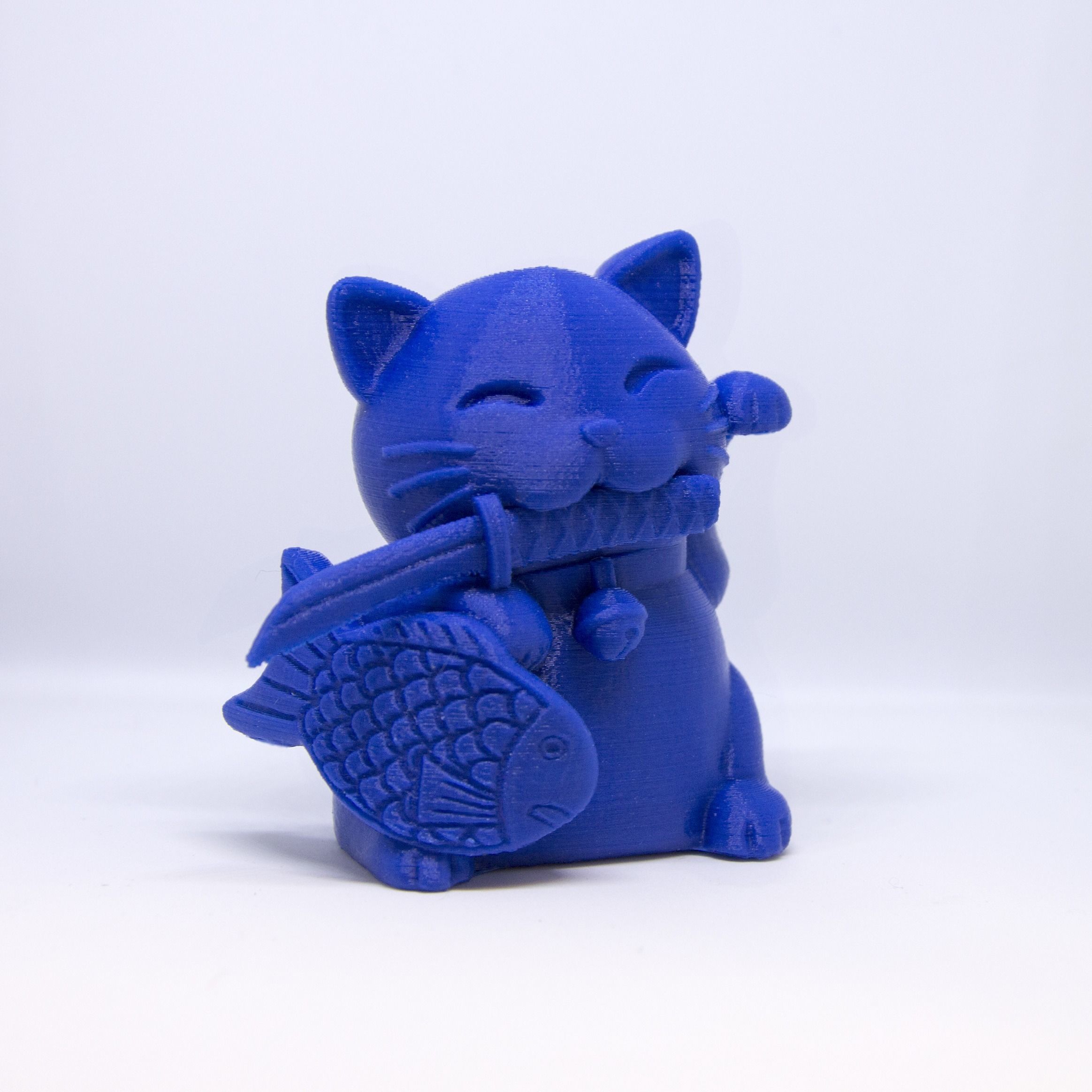 Maneki neko - lucky cat 3D print model_1