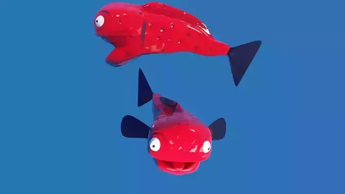 FISH LOW-POLY RIGGED Free low-poly 3D model