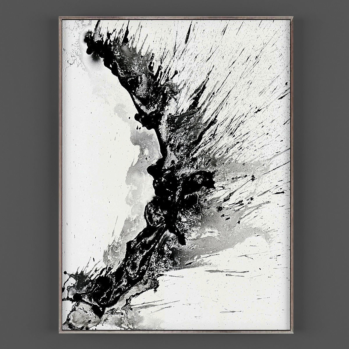 Art242 abstract painting Low-poly 3D model_1