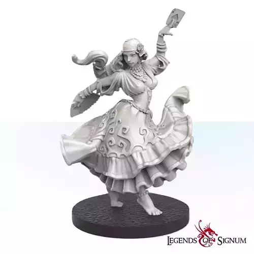 Pre-supported 3D printable model of Vadoma the Prophetess