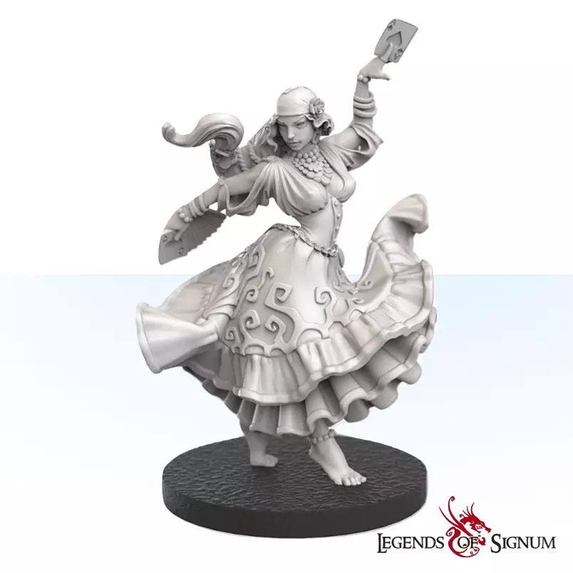 Pre-supported 3D printable model of Vadoma the Prophetess 3D print model