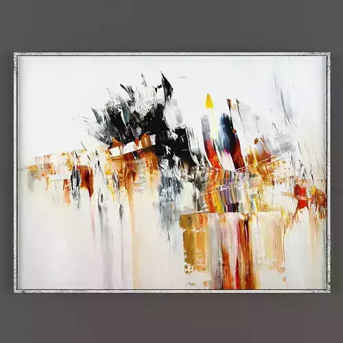 Art255 abstract painting on canvas