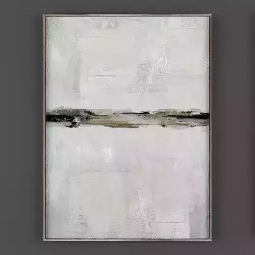 Art259 abstract painting hanging on wall