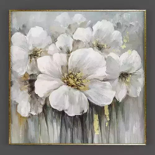 Art264 daisies canvas art