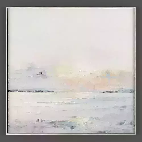 Art266 abstract painting in frame