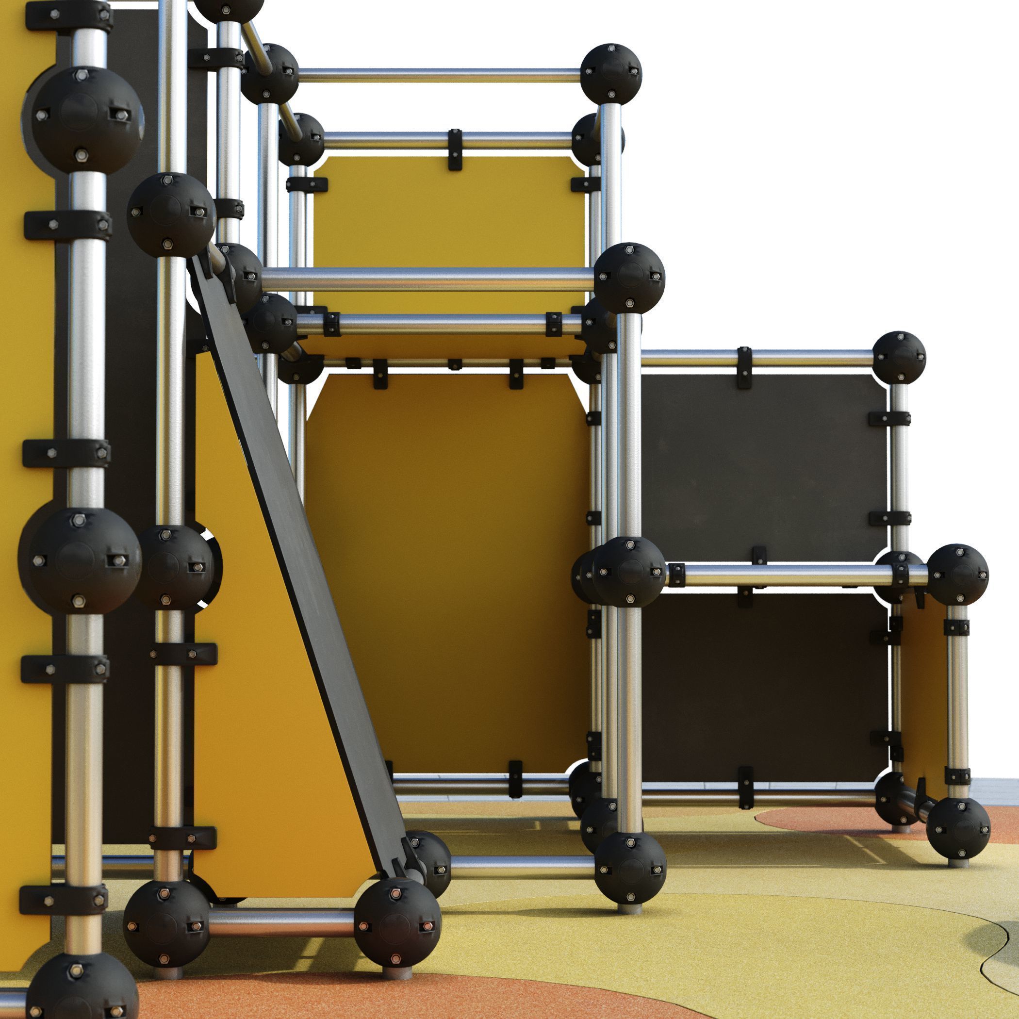 Children playground 4 3D model_3