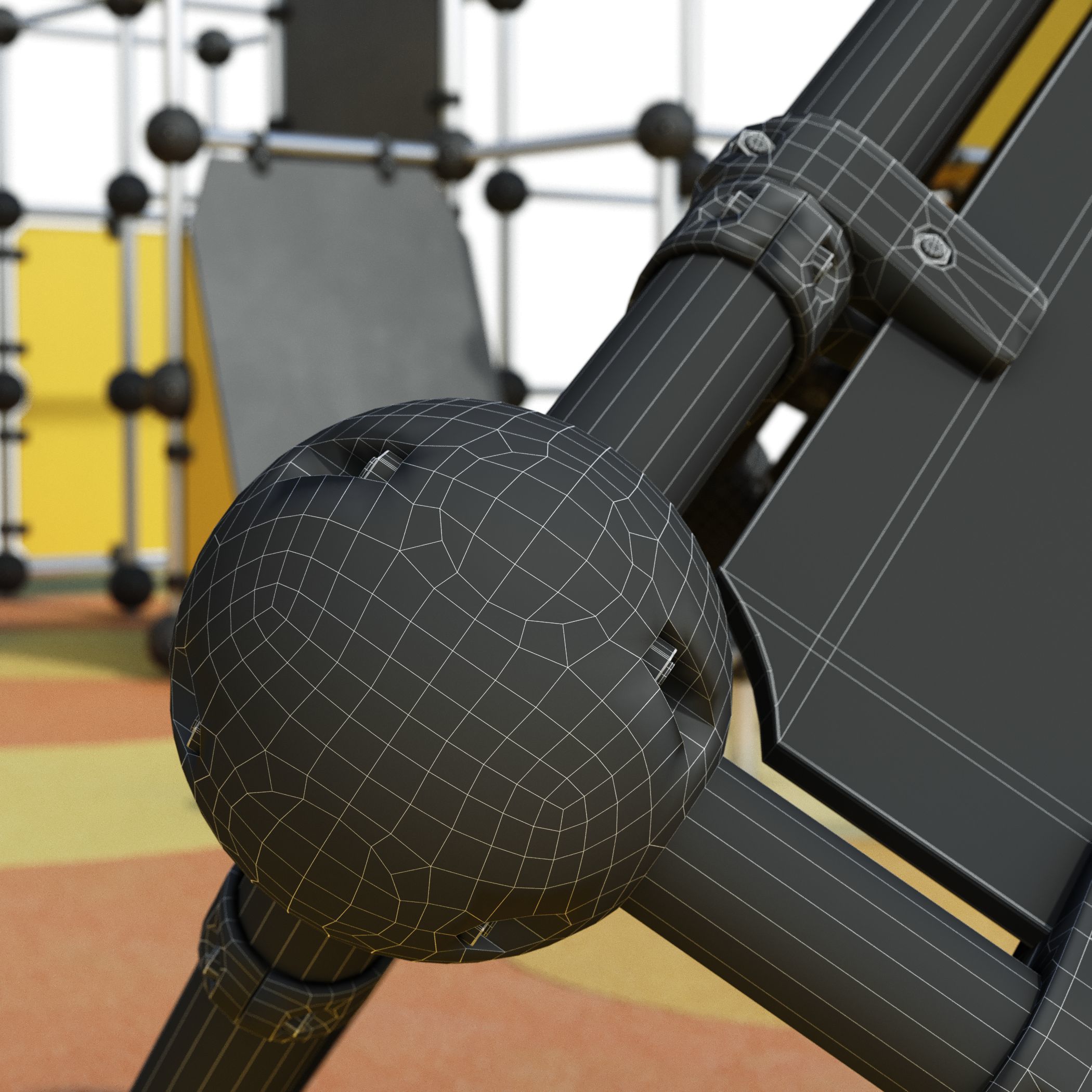 Children playground 4 3D model_6