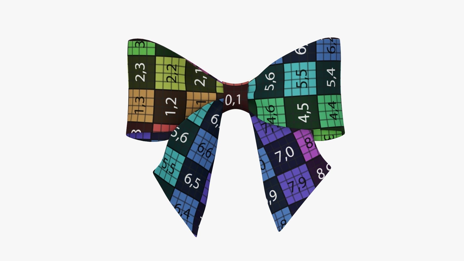 Wrapping bow 03 3D model_10