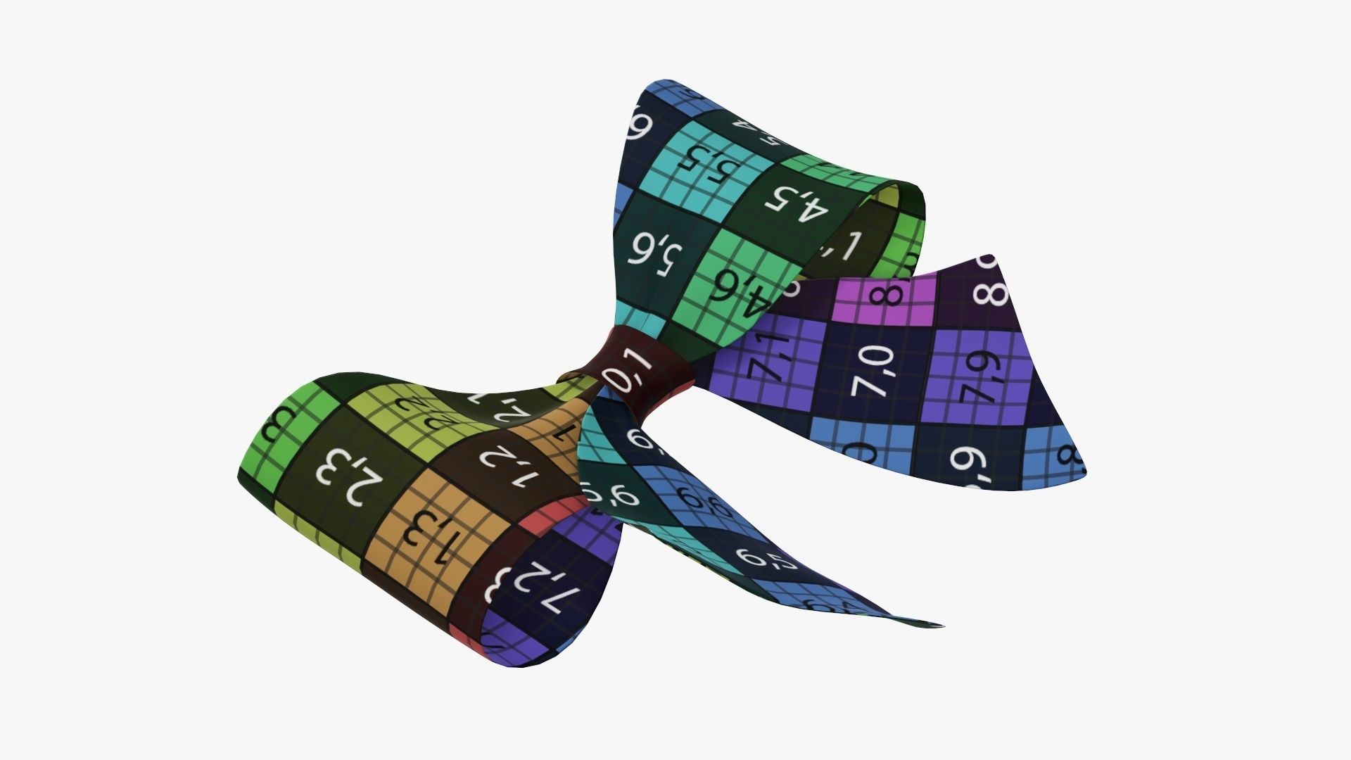 Wrapping bow 03 3D model_11