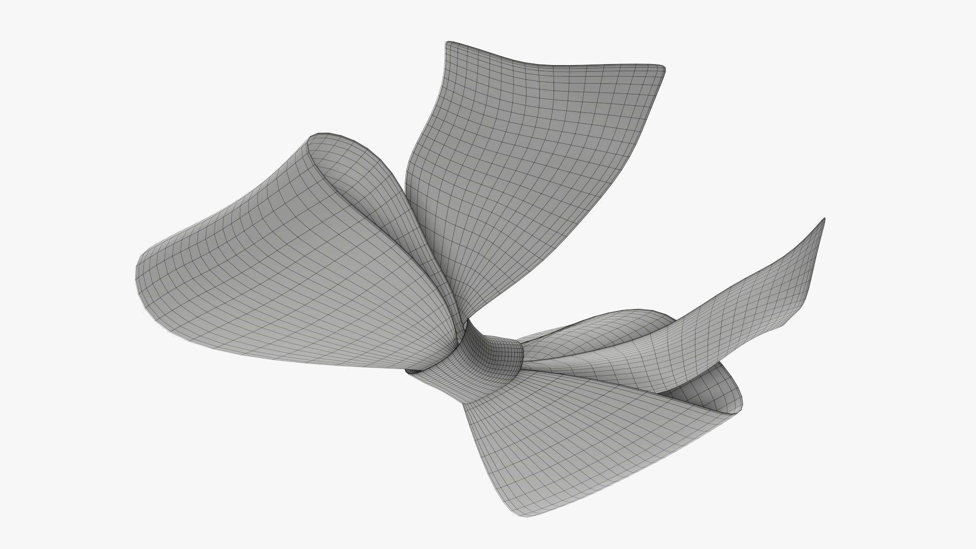 Wrapping bow 03 3D model_9