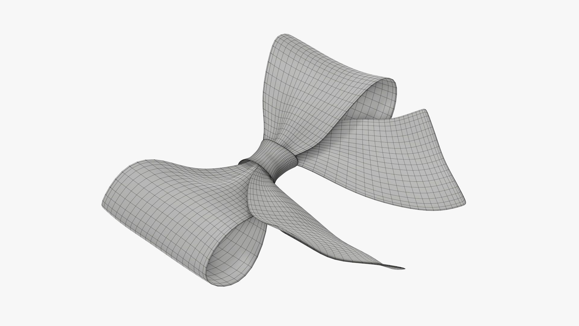 Wrapping bow 03 3D model_6