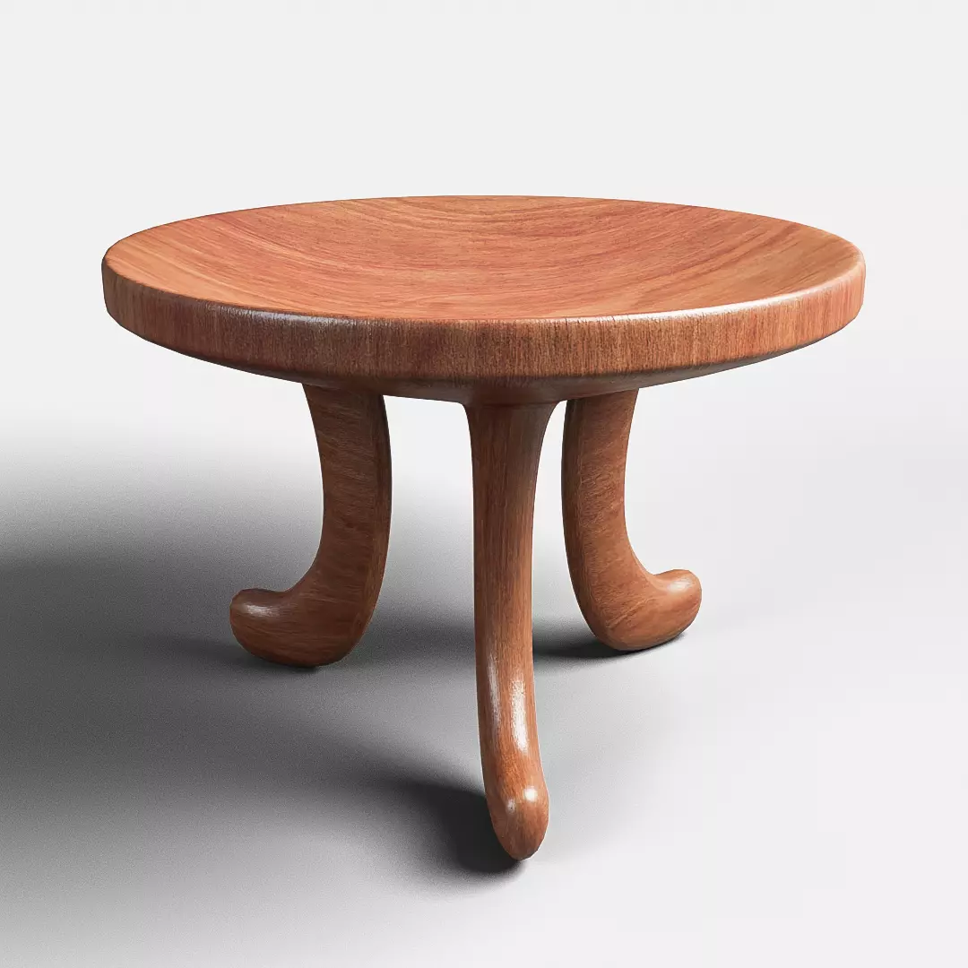 Berchuma chair Low-poly 3D model_0