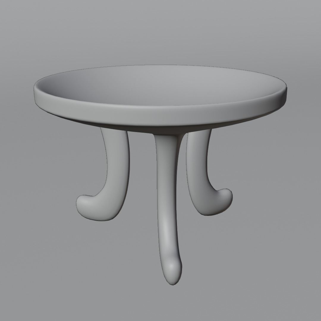 Berchuma chair Low-poly 3D model_4