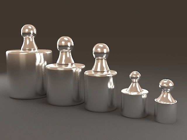 Scale Weights 3D model_4