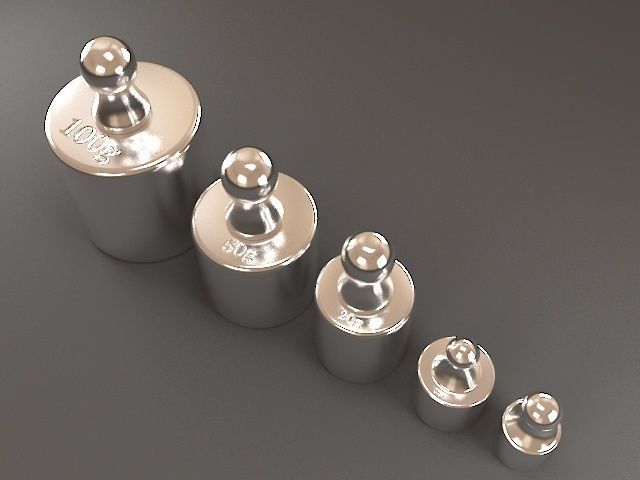 Scale Weights 3D model_3