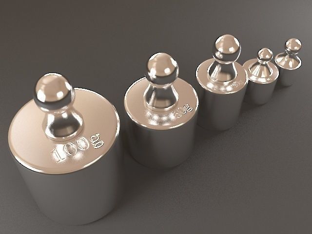 Scale Weights 3D model_5