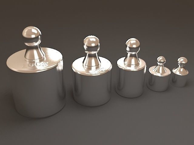 Scale Weights 3D model_2