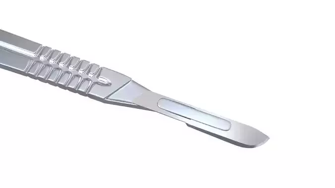 Medical scalpel pack Low-poly 3D model