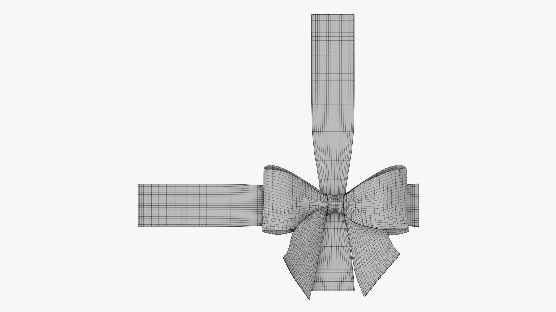 Wrapping bow 04 3D model_5