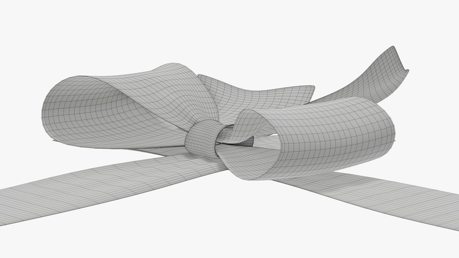 Wrapping bow 04 3D model_8