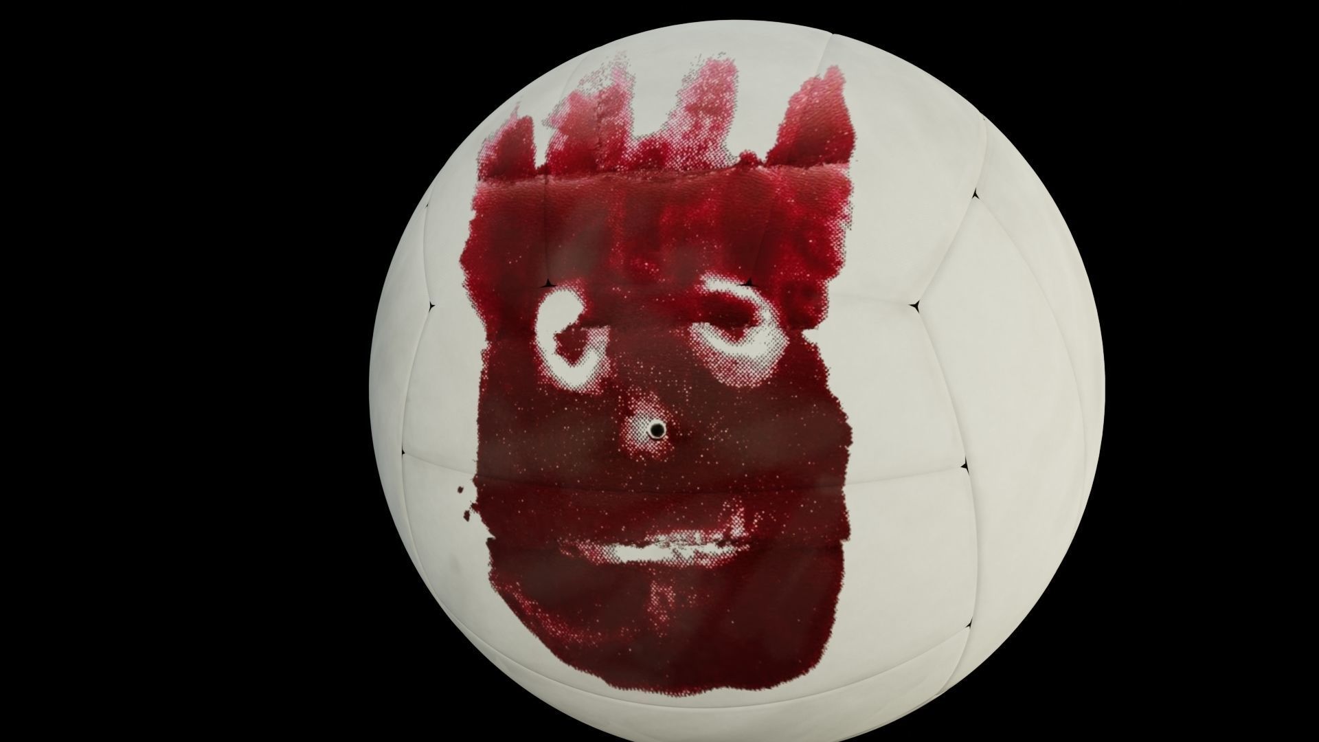 3d model of a Wilson volley ball Low-poly 3D model_6