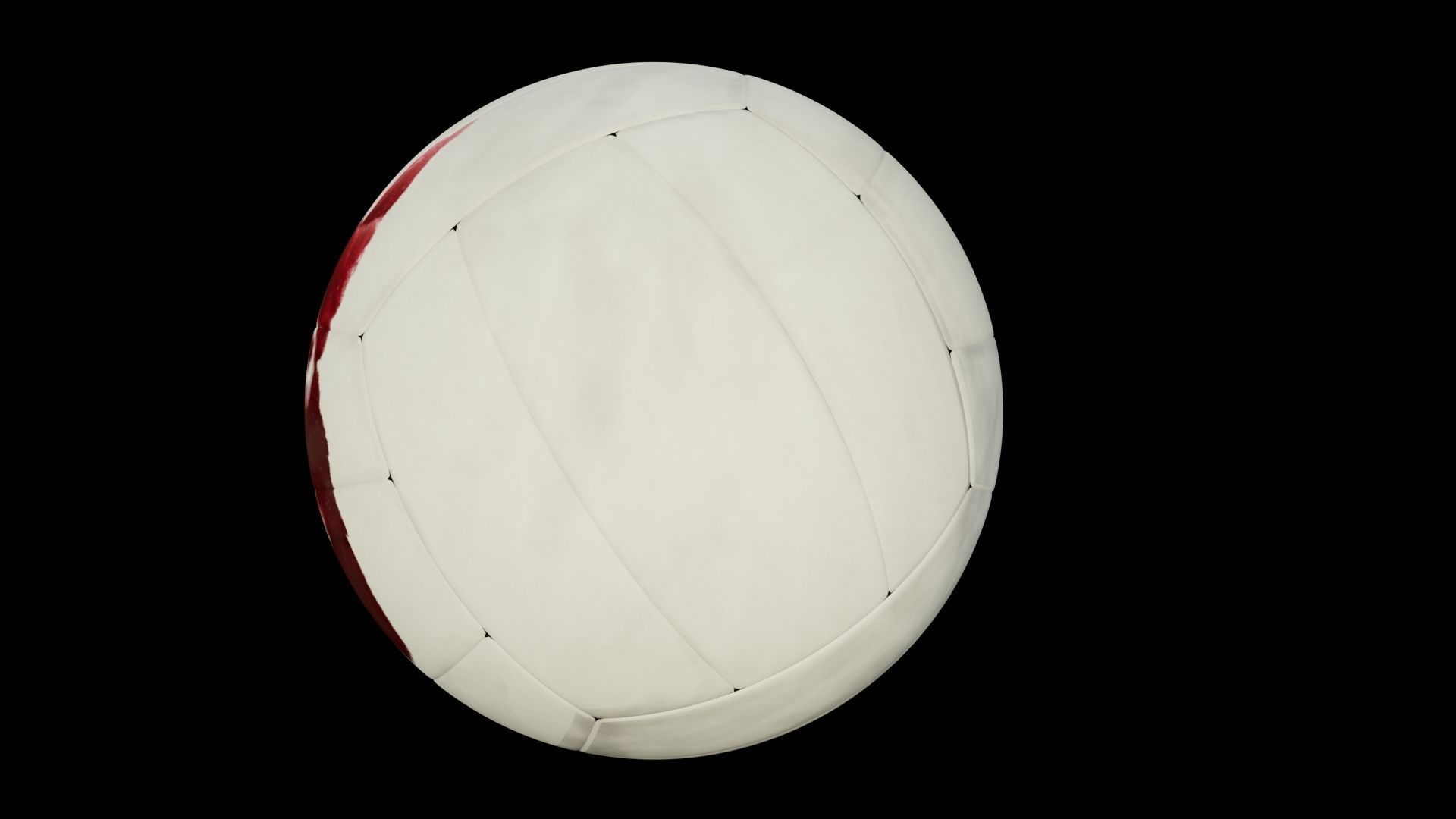 3d model of a Wilson volley ball Low-poly 3D model_10