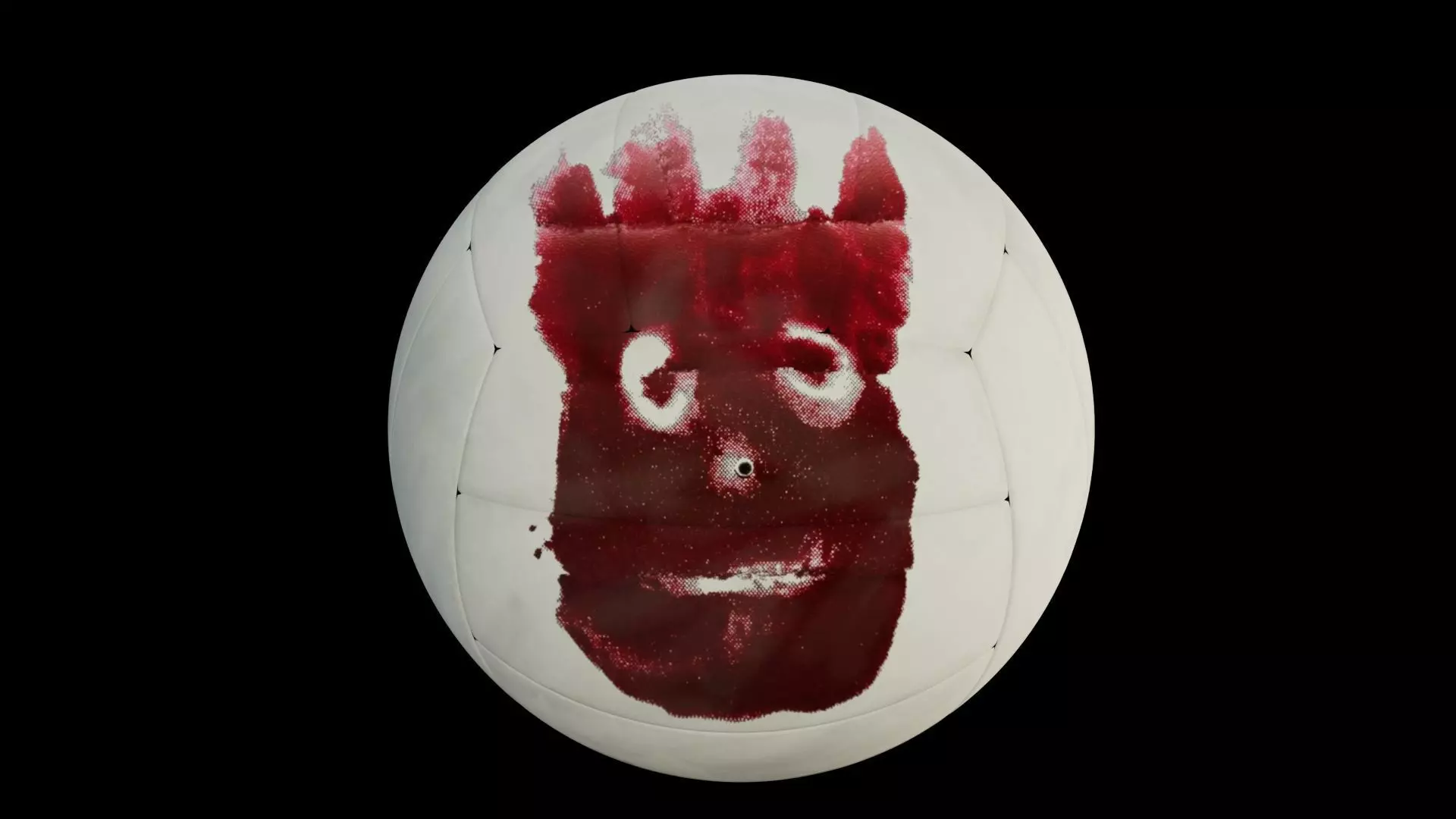 3d model of a Wilson volley ball Low-poly 3D model_0