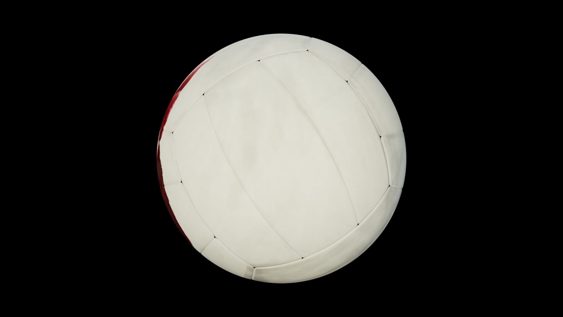 3d model of a Wilson volley ball Low-poly 3D model_12