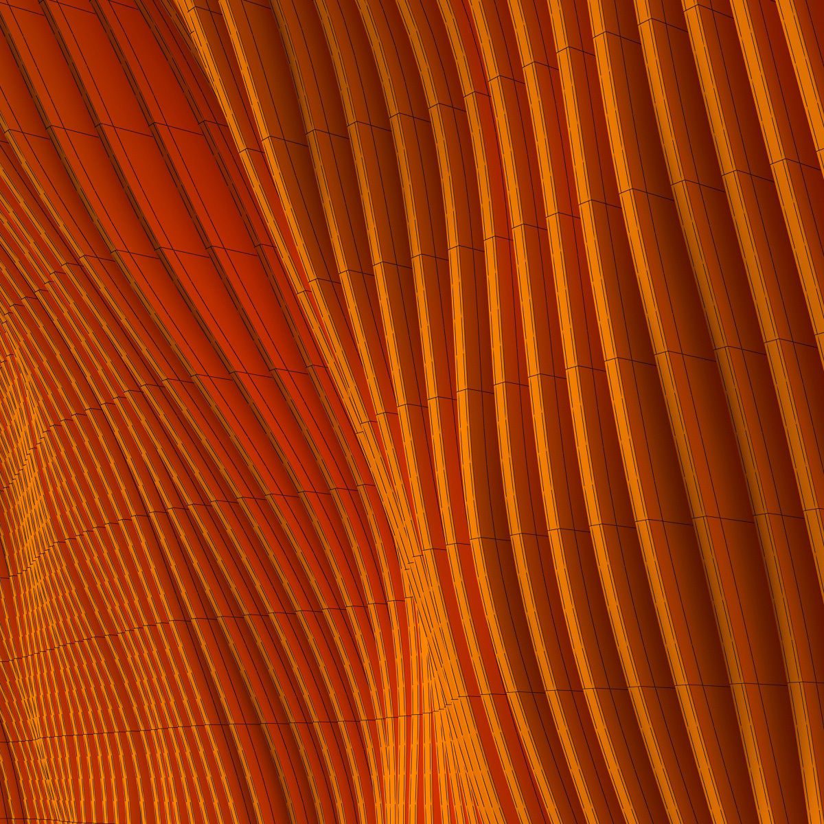 Parametric panel wood rail n2 3D model_17